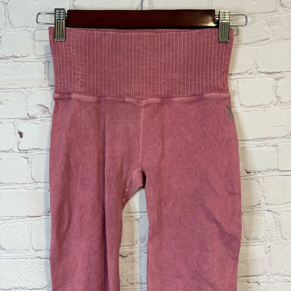 FP Movement by Free people Heathered Pink Seamless High-Waist Leggings - Picture 2 of 6